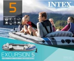 Intex Excursion 5 Opblaasboot Set 24 Intex Excursion 5 Opblaasboot Set -Winkel Voor Watersportartikelen 1623 1900 68325np pkg 2022 300