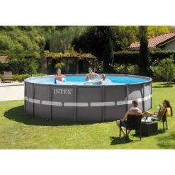 Intex Ultra Frame XTR Pool - 549 X 132 Cm - Met Zandfilterpomp En Accessoires -Winkel Voor Watersportartikelen 26332 in use 1