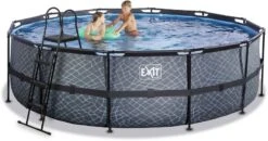 EXIT TOYS EXIT Stone Zwembad - 488 X 122 Cm - Met Zandfilterpomp En Trap -Winkel Voor Watersportartikelen 632 1200 exit 30 27 16 00 int 4