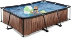 EXIT TOYS EXIT Wood Zwembad - 220 X 150 X 65 Cm - Met Filterpomp -Winkel Voor Watersportartikelen 635 1200 exit 30 00 21 10 int 5