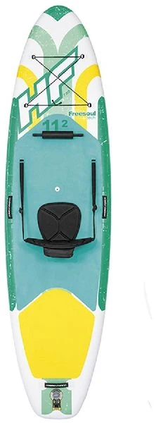 Hydro Force Freesoul Tech Opblaasbare Supboard Set - Met Zitje 3 Hydro Force Freesoul Tech Opblaasbare Supboard Set - Met Zitje - Afbeelding 3