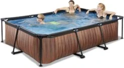 EXIT TOYS EXIT Wood Zwembad - 300 X 200 X 65 Cm - Met Filterpomp -Winkel Voor Watersportartikelen 662 1200 exit 30 00 32 10 int 4
