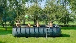 EXIT TOYS EXIT Wood Zwembad - 540 X 250 X 122 Cm - Met Zandfilterpomp En Trap -Winkel Voor Watersportartikelen 675 1200 exit 30 27 53 10 int 8