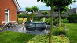 EXIT TOYS EXIT Wood Zwembad - 300 X 76 Cm - Met Filterpomp -Winkel Voor Watersportartikelen 678 1200 exit 30 12 10 10 int 8