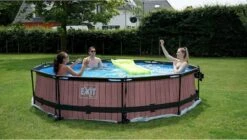 EXIT TOYS EXIT Wood Zwembad - 360 X 76 Cm - Met Filterpomp -Winkel Voor Watersportartikelen 678 1200 exit 30 12 12 10 int 5