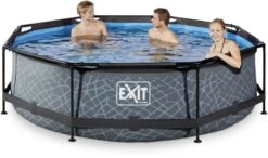 EXIT TOYS EXIT Stone Zwembad - 300 X 76 Cm - Met Filterpomp -Winkel Voor Watersportartikelen 711 1200 exit 30 12 10 00 int 4