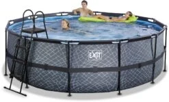 EXIT TOYS EXIT Stone Zwembad - 427 X 122 Cm - Met Zandfilterpomp En Trap -Winkel Voor Watersportartikelen 724 1200 exit 30 27 14 00 int 4