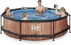 EXIT TOYS EXIT Wood Zwembad - 300 X 76 Cm - Met Filterpomp -Winkel Voor Watersportartikelen 765 1200 exit 30 12 10 10 int 3