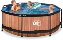 EXIT TOYS EXIT Wood Zwembad - 244 X 76 Cm - Met Filterpomp -Winkel Voor Watersportartikelen 766 1200 exit 30 12 08 10 int 4