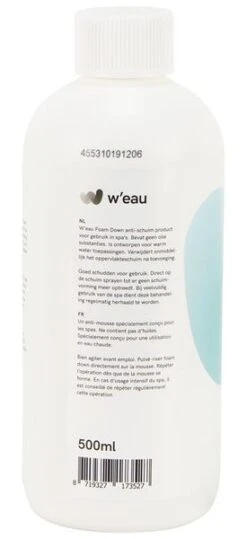 W'eau Foam Down Ontschuimingsmiddel - 500 Ml -Winkel Voor Watersportartikelen 789 2 1