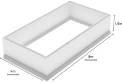 Polystyreen Zwembad Blokkenset - 8,00 X 4,00 X 1,50 M 7 Polystyreen Zwembad Blokkenset - 8,00 X 4,00 X 1,50 M -Winkel Voor Watersportartikelen 800x400 zij size