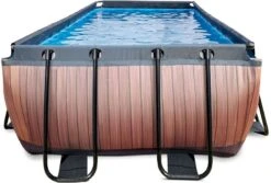 EXIT TOYS EXIT Wood Zwembad - 400 X 200 X 122 Cm - Met Zandfilterpomp En Trap -Winkel Voor Watersportartikelen 810 1200 exit 30 27 42 10 int 3