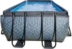 EXIT TOYS EXIT Stone Zwembad - 400 X 200 X 122 Cm - Met Zandfilterpomp En Trap -Winkel Voor Watersportartikelen 814 1200 exit 30 27 42 00 int 3
