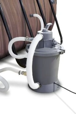 EXIT TOYS EXIT Wood Zwembad - 400 X 200 X 100 Cm - Met Zandfilterpomp En Trap -Winkel Voor Watersportartikelen 900 601 exit 30 17 42 10 int 6