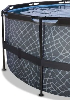 EXIT TOYS EXIT Stone Zwembad - 427 X 122 Cm - Met Zandfilterpomp En Trap -Winkel Voor Watersportartikelen 900 638 exit 30 27 14 00 int 3