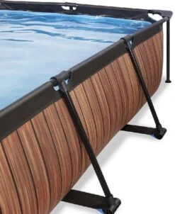 EXIT TOYS EXIT Wood Zwembad - 220 X 150 X 65 Cm - Met Filterpomp -Winkel Voor Watersportartikelen 900 736 exit 30 00 21 10 int 3