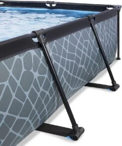 EXIT TOYS EXIT Stone Zwembad - 220 X 150 X 65 Cm - Met Filterpomp -Winkel Voor Watersportartikelen 900 753 exit 30 00 21 00 int 3