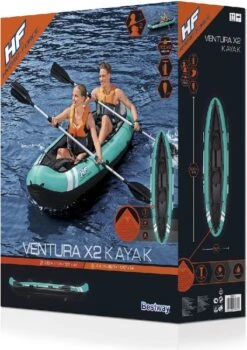 Hydro Force Ventura X2 Opblaasbare Kajak - 2 Personen -Winkel Voor Watersportartikelen 900 900 bestway 65052 int 43