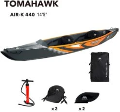 Aqua Marina Tomahawk Air-K 440 Opblaasbare Kajak - 2 Personen -Winkel Voor Watersportartikelen 900 959 aquamarina kayak package tomahawk 4 1536x1536 1