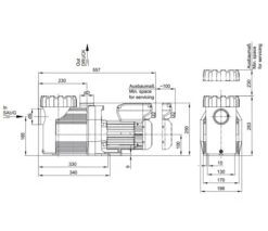 Speck Badu Prime Eco VS Variabele Zwembadpomp -Winkel Voor Watersportartikelen badu 90 doorsnede 1