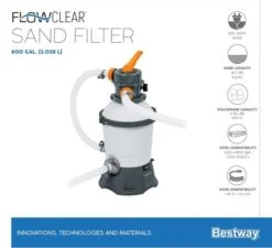 Bestway Flowclear Zandfilterpomp 3 M3/u -Winkel Voor Watersportartikelen bestway flowclear zandfilterpomp 3 0 m3uur 19