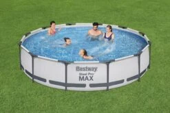 Bestway Steel Pro MAX Zwembad - 366 X 76 Cm - Met Filterpomp -Winkel Voor Watersportartikelen bestway steel pro max zwembad 366 x 76 cm set 7