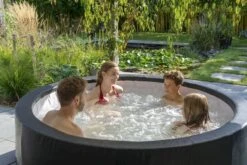 EXIT TOYS EXIT Leather Premium Opbouw Spa - 4-6 Persoons -Winkel Voor Watersportartikelen exit leather premium 6 opblaasbare spa sfeer tuin 2