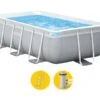 Intex Prism Frame Pool - 300 X 175 X 80 Cm - Met Filterpomp En Trap